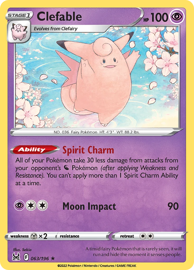 Clefable 063 Lost Origin