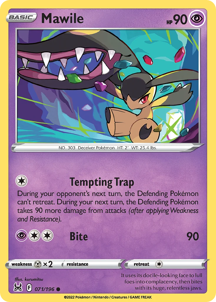 Mawile 071 Lost Origin Pokemon Card