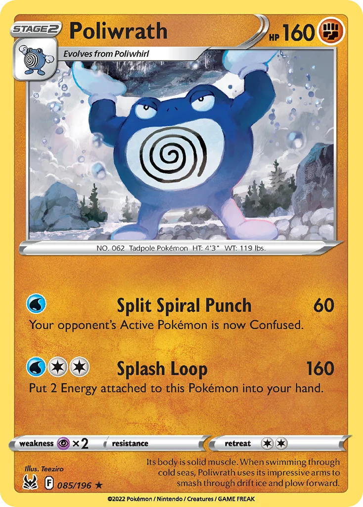 Poliwrath 085 Lost Origin