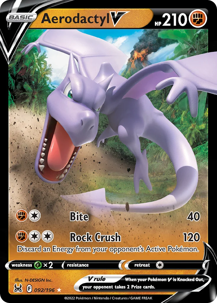 Aerodactyl V 092 Lost Origin