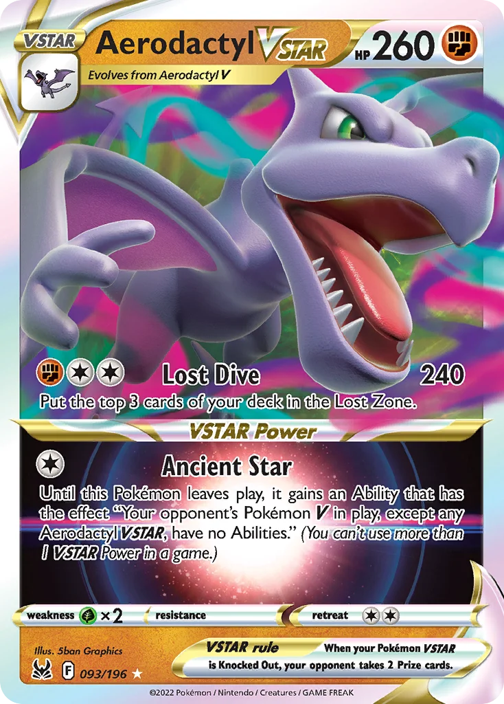 Aerodactyl VSTAR 093 Lost Origin