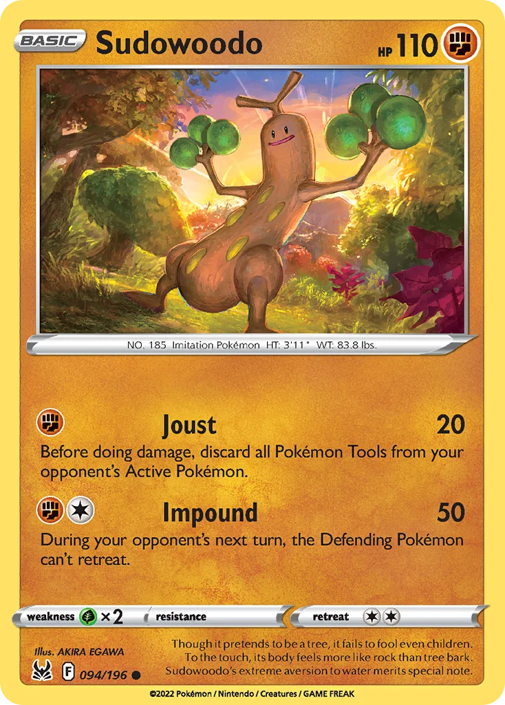 Sudowoodo 094 Lost Origin