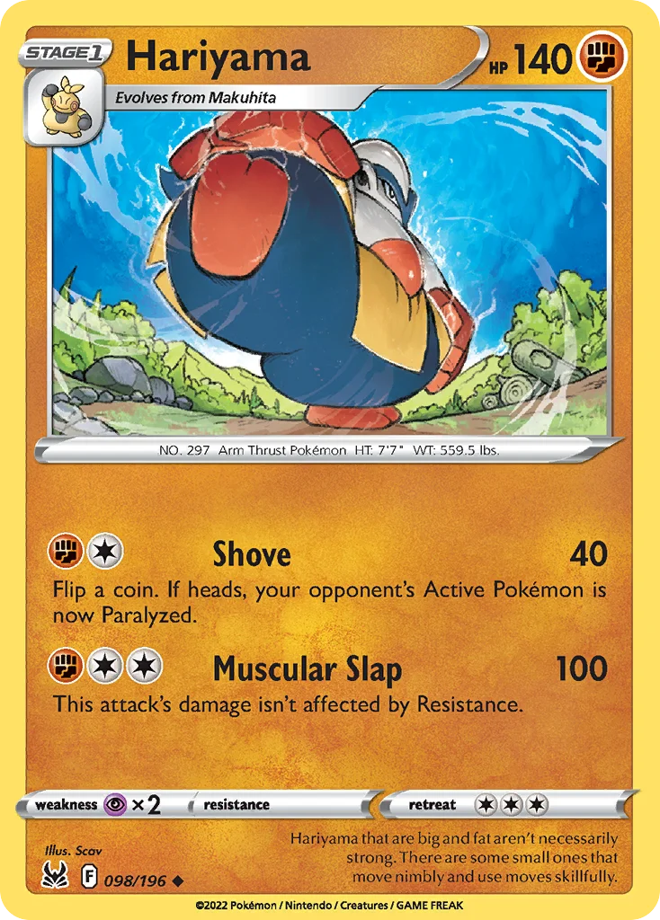 Hariyama 098 Lost Origin
