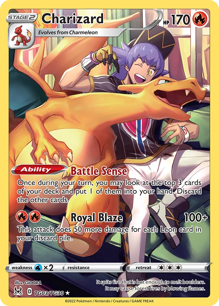 Charizard TG03 Lost Origin
