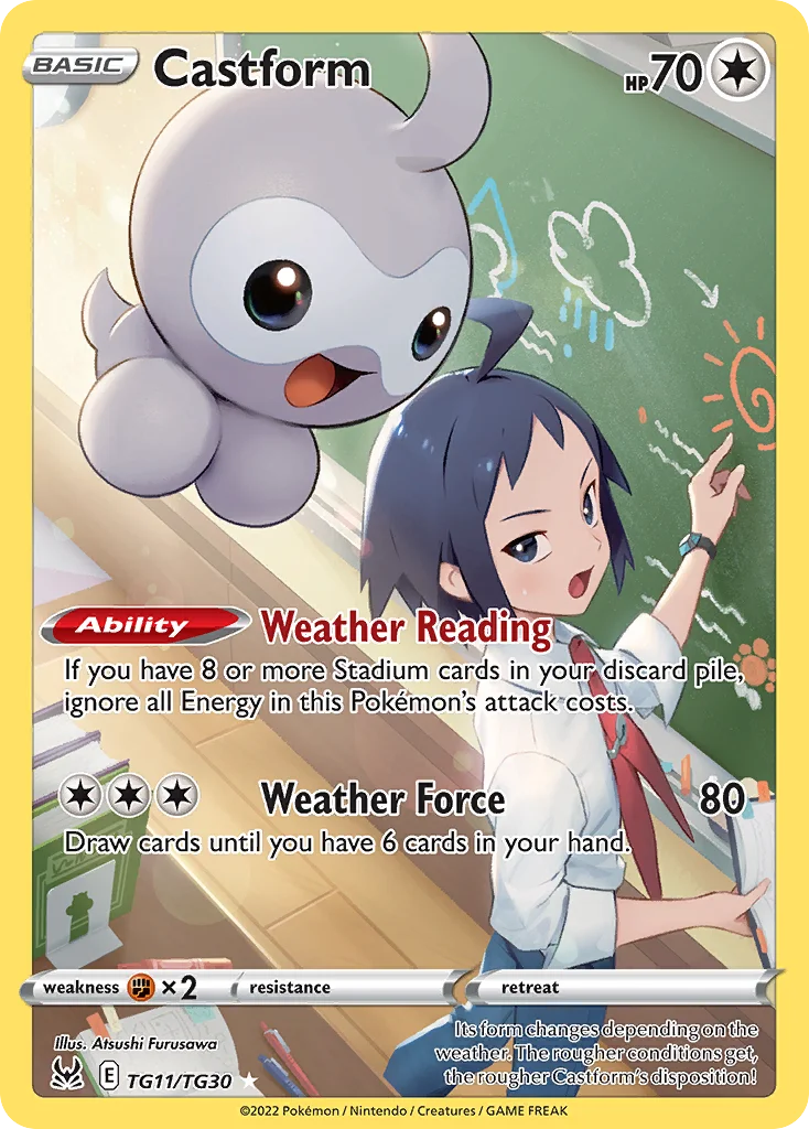 Castform TG11 Lost Origin