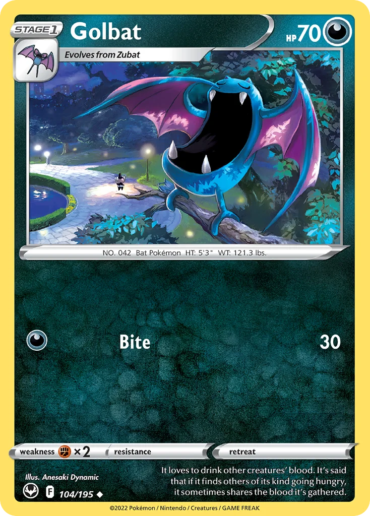 Golbat 104 Silver Tempest