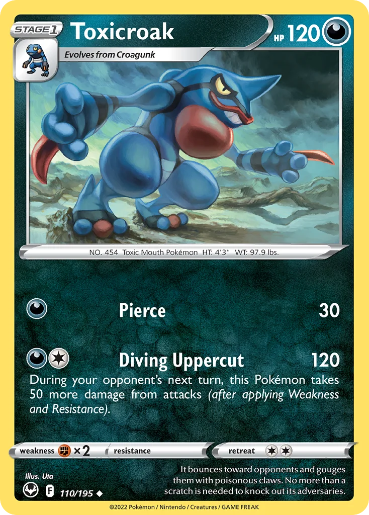 Toxicroak 110 Silver Tempest