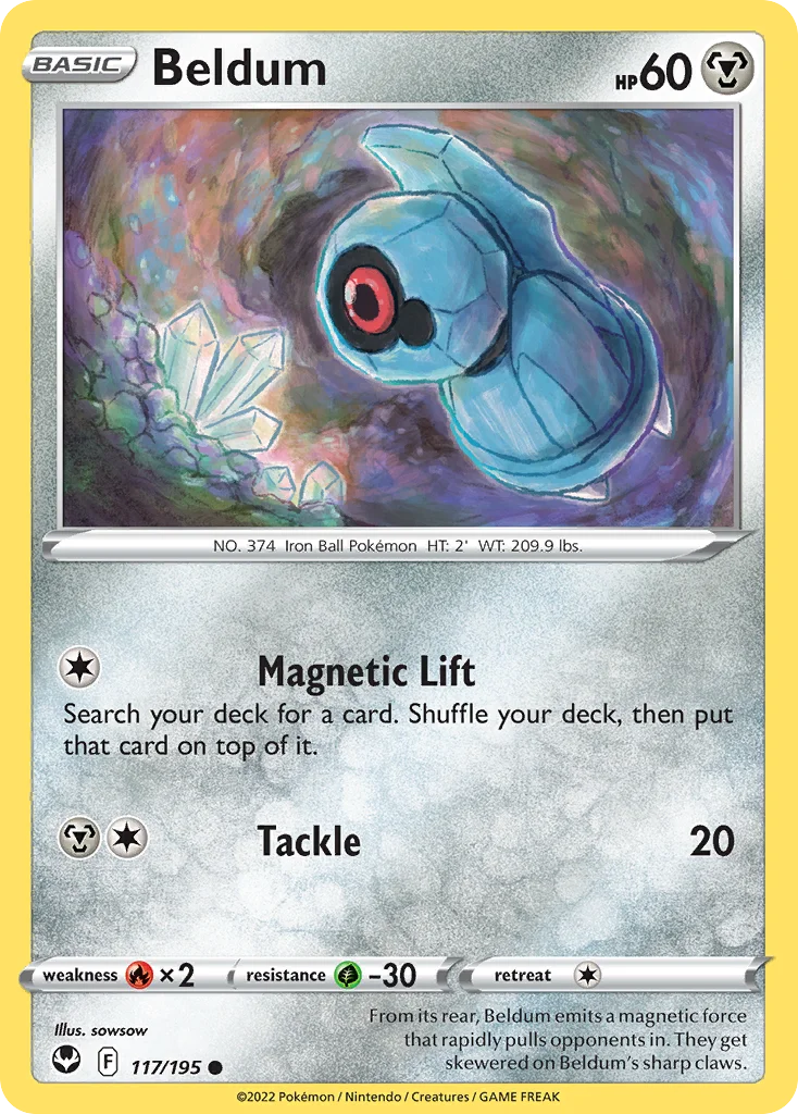 Beldum 117 Silver Tempest