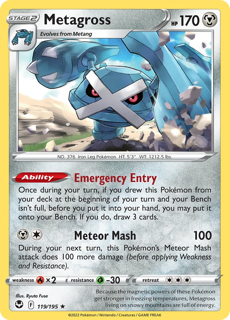 Metagross 119 Silver Tempest
