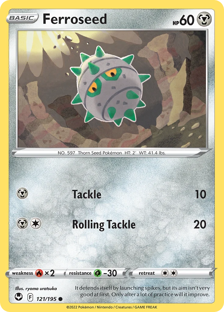 Ferroseed 121 Silver Tempest