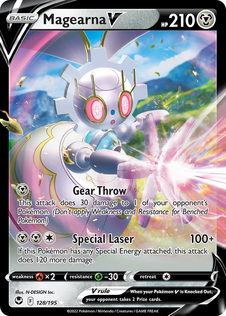 Magearna V 128 Silver Tempest