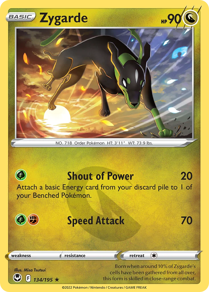 Zygarde 134 Silver Tempest