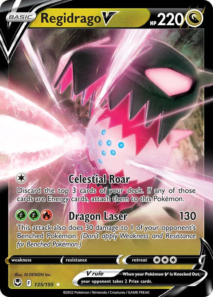 Regidrago V 135 Silver Tempest