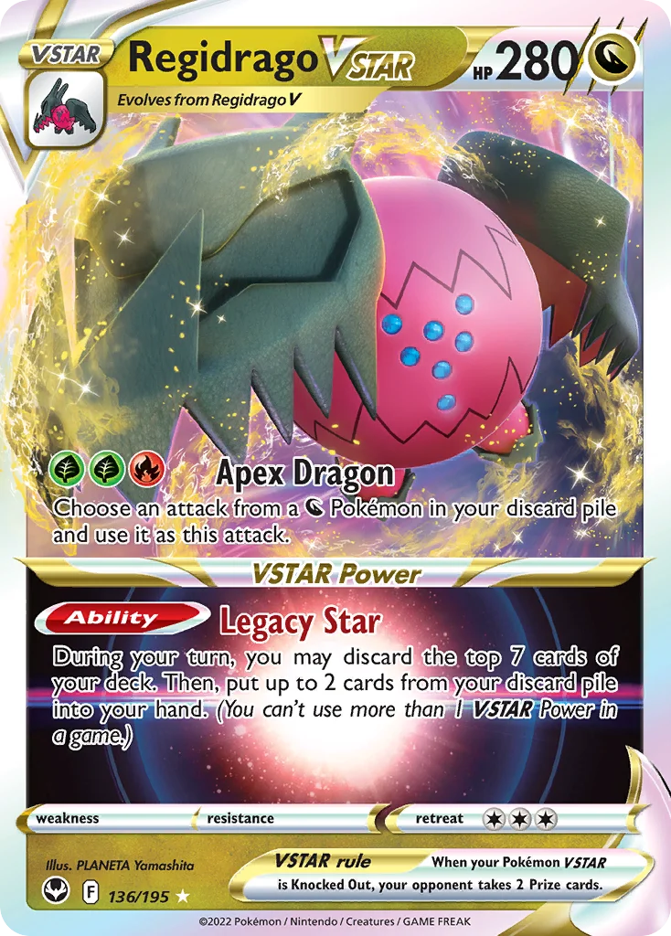 Regidrago VSTAR 136 Silver Tempest