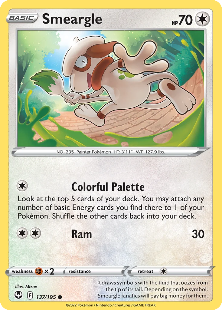 Smeargle 137 Silver Tempest