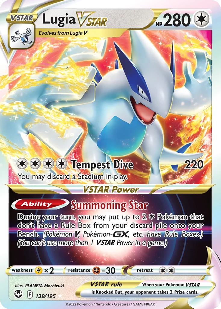 Lugia VSTAR 139 Silver Tempest