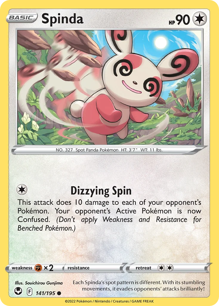 Spinda 141 Silver Tempest