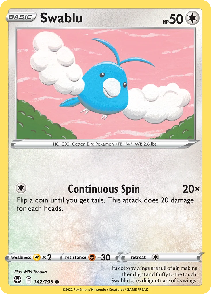Swablu 142 Silver Tempest