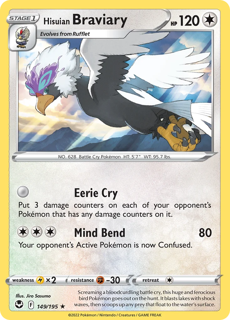Hisuian Braviary 149 Silver Tempest