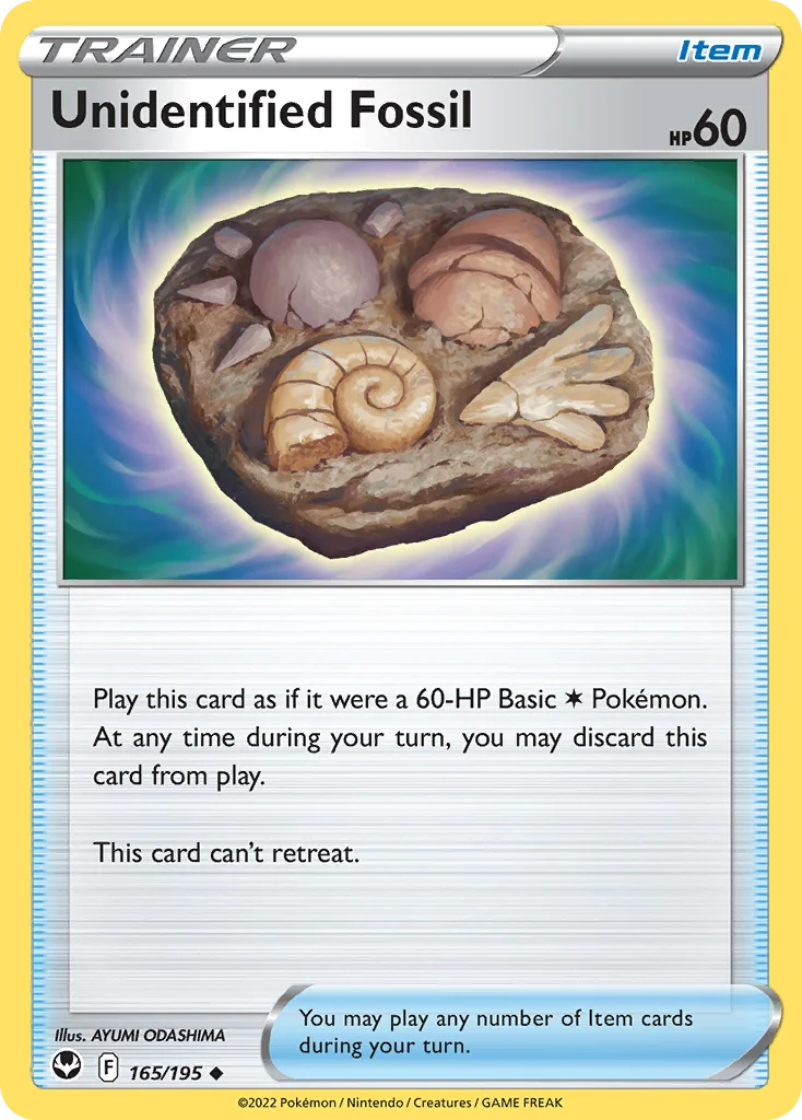 Unidentified Fossil 165 Silver Tempest
