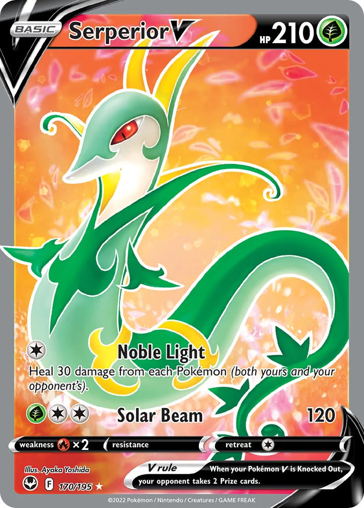 Serperior V (Full Art) 170 Silver Tempest