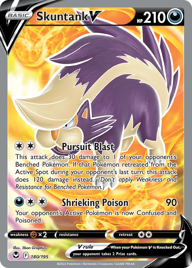 Skuntank V (Full Art) 180 Silver Tempest
