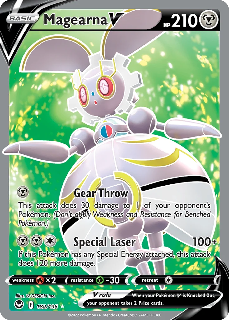Magearna V (Full Art) 182 Silver Tempest