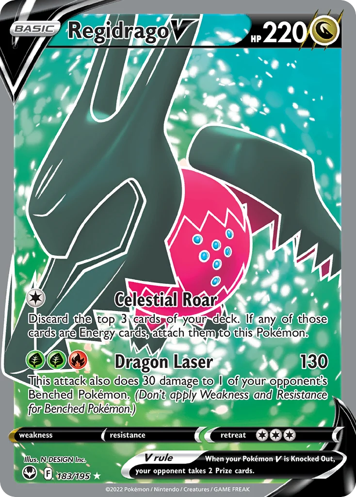 Regidrago V (Full Art) 183 Silver Tempest