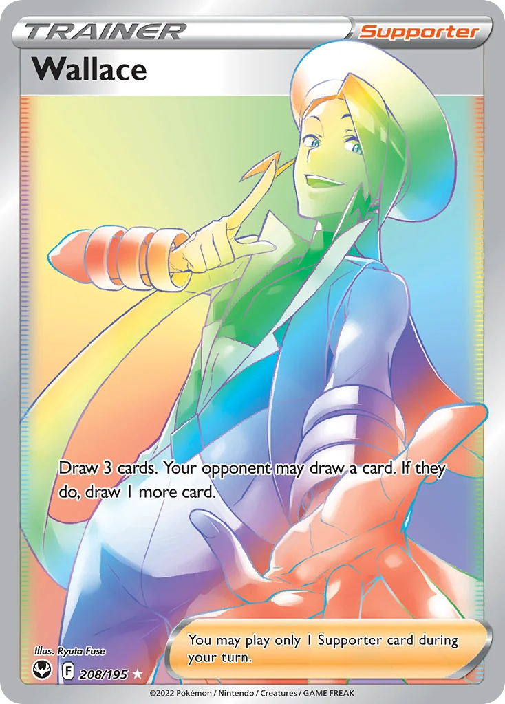 Wallace 208 Silver Tempest Pokemon Card