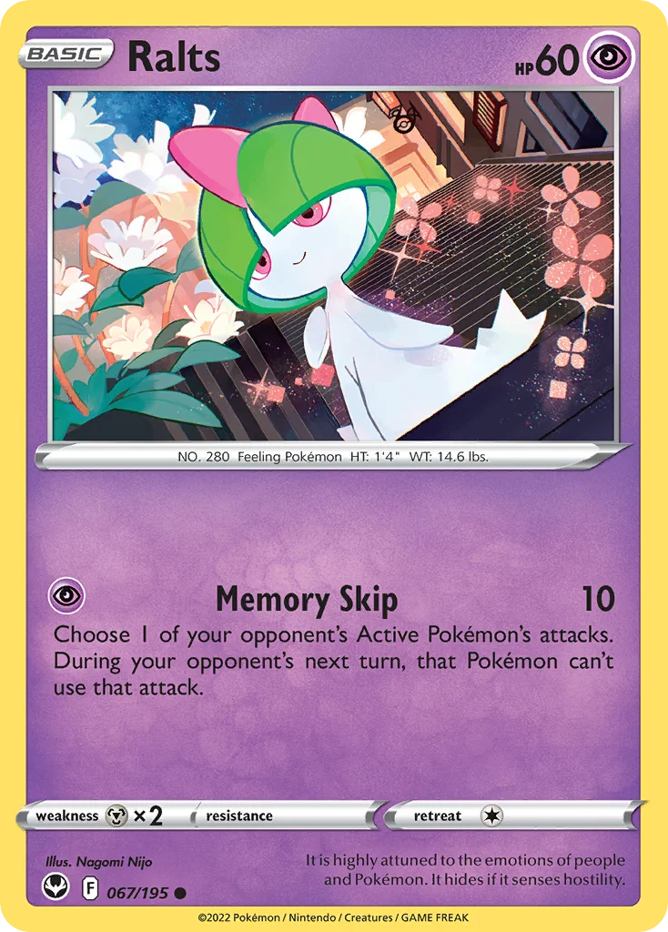 Ralts 067 Silver Tempest