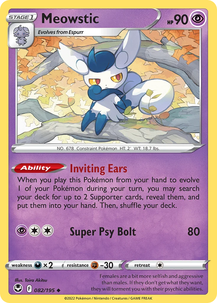 Meowstic 082 Silver Tempest