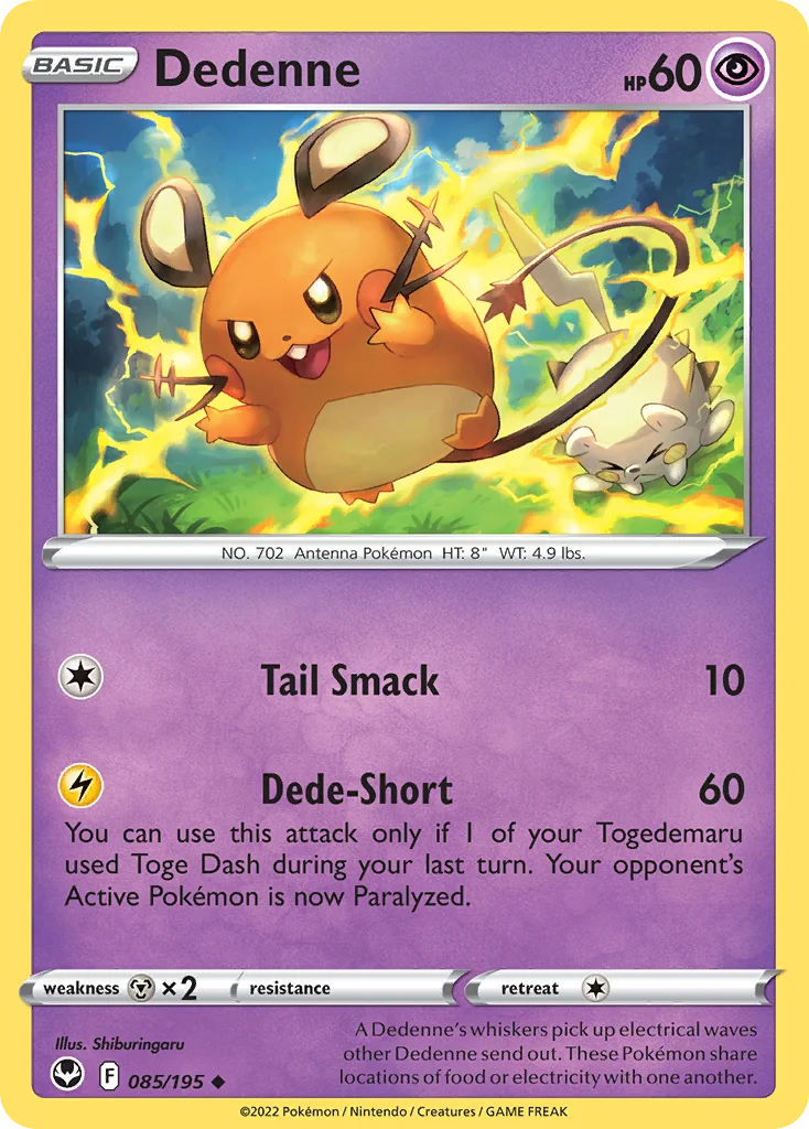Dedenne 085 Silver Tempest