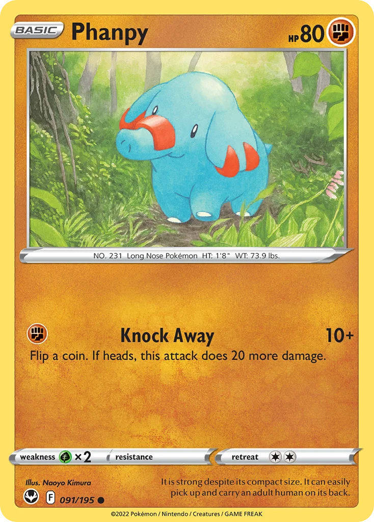Phanpy 091 Silver Tempest