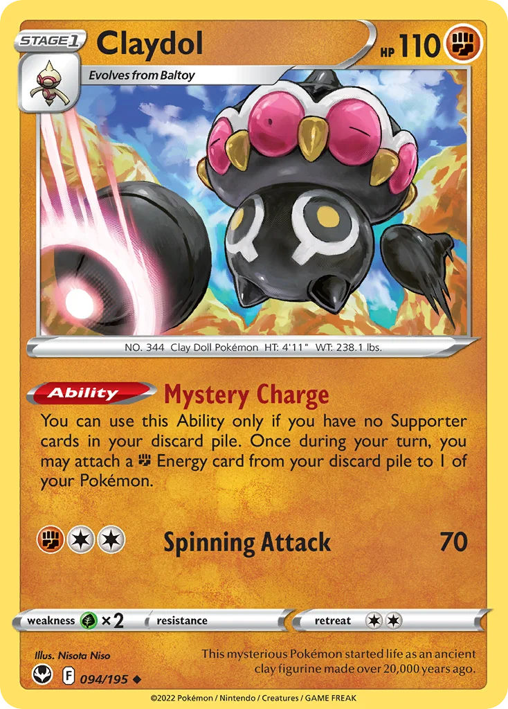 Claydol 094 Silver Tempest