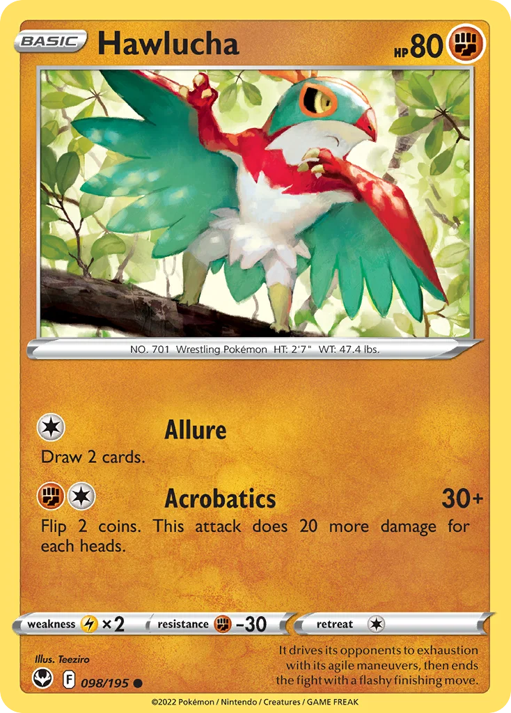 Hawlucha 098 Silver Tempest
