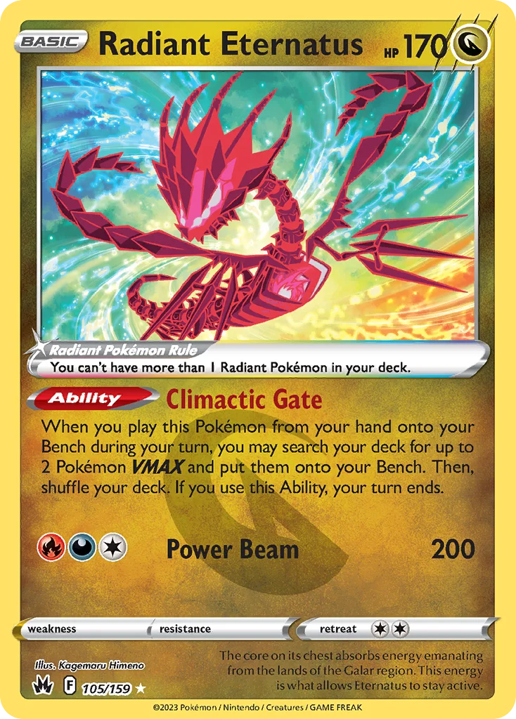 Radiant Eternatus 105 Crown Zenith