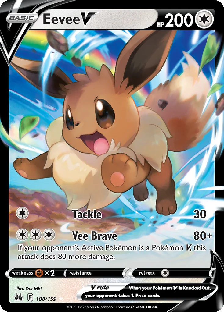 Eevee V 108 Crown Zenith