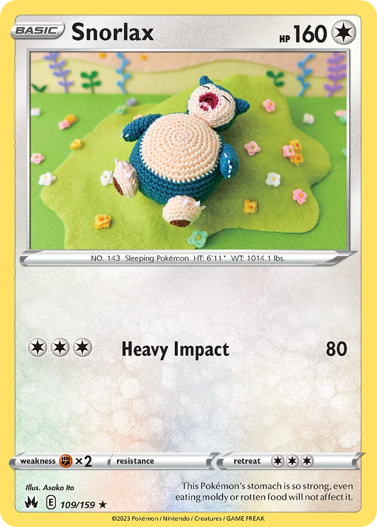 Snorlax 109 Crown Zenith