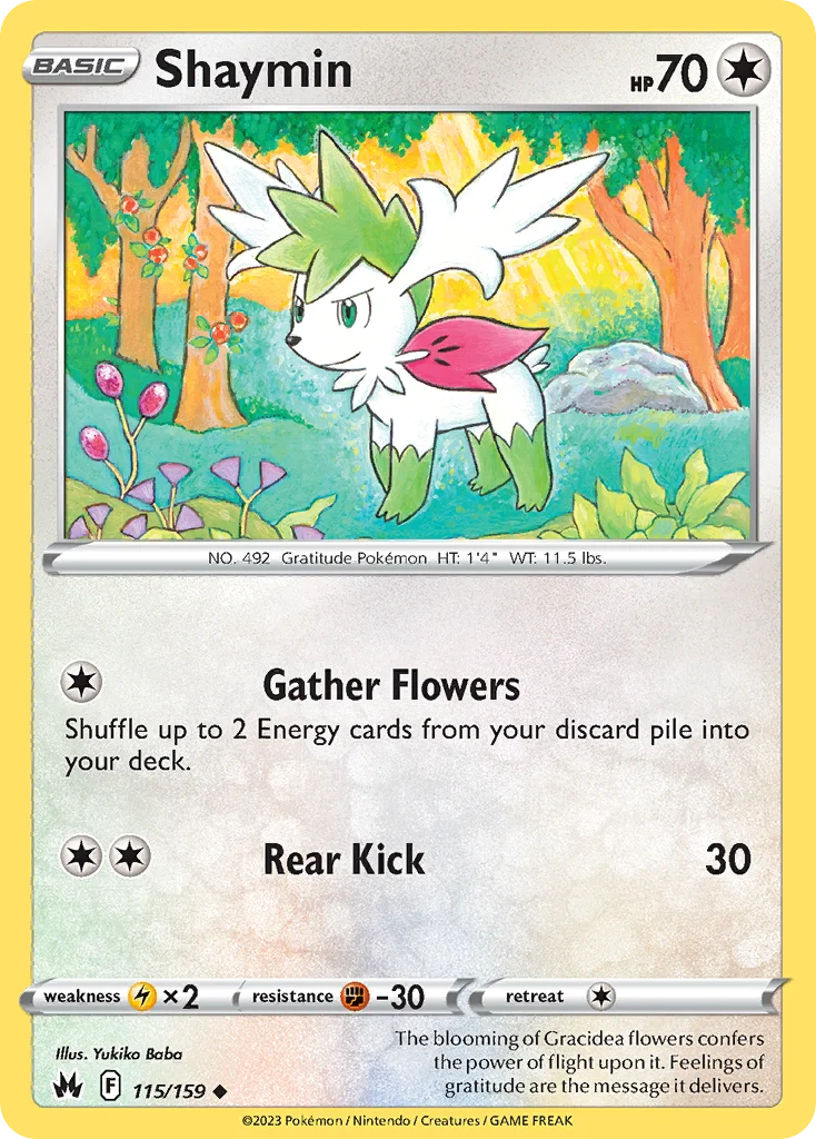 Shaymin 115 Crown Zenith