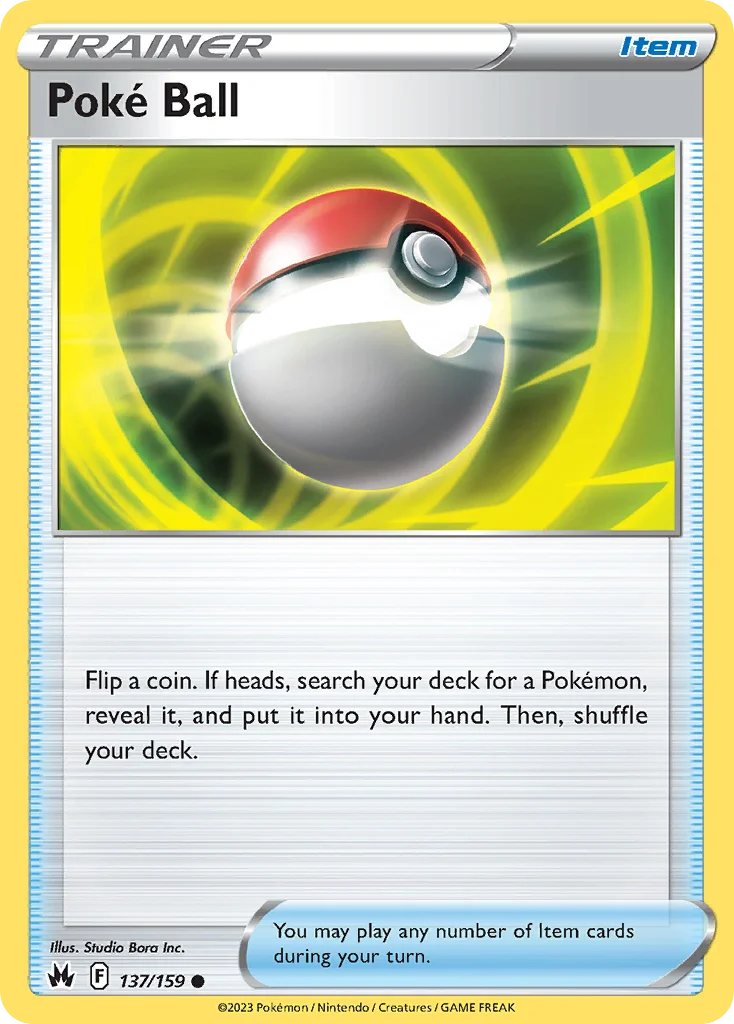 Poke Ball 137 Crown Zenith