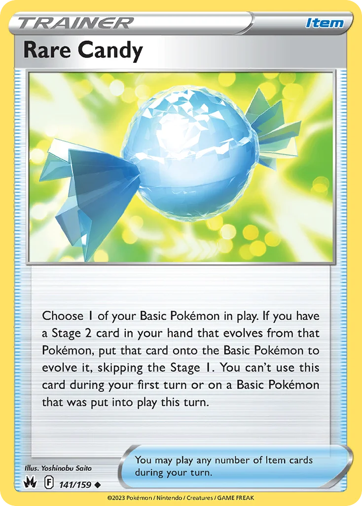 Rare Candy 141 Crown Zenith