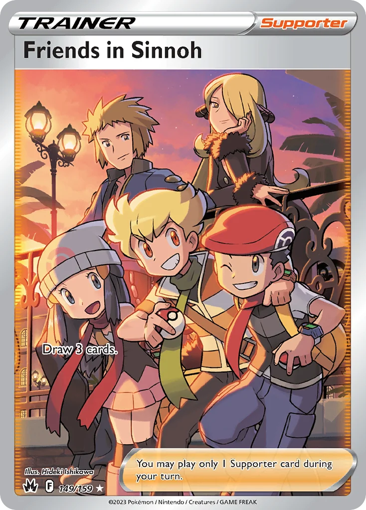 Friends in Sinnoh (Full Art) 149 Crown Zenith