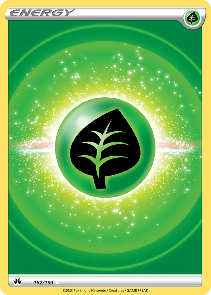 Grass Energy (Texture Full Art) 152 Crown Zenith