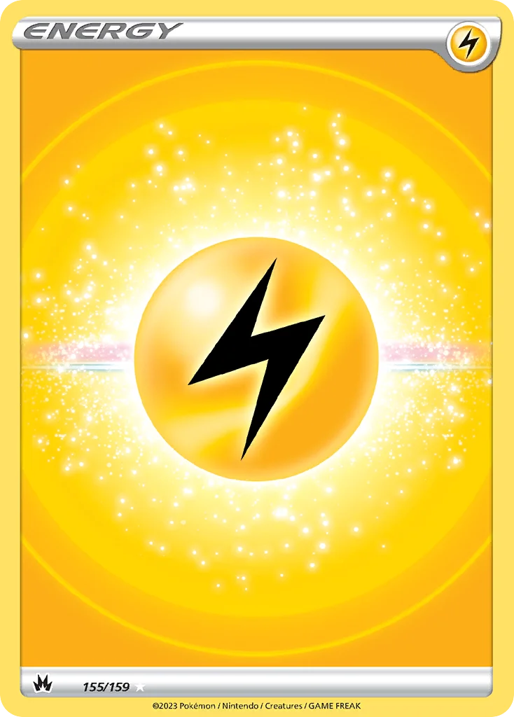 Lightning Energy (Texture Full Art) 155 Crown Zenith