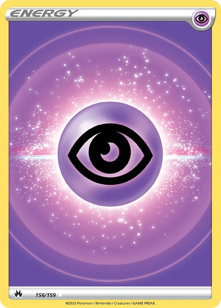 Psychic Energy (Texture Full Art) 156 Crown Zenith