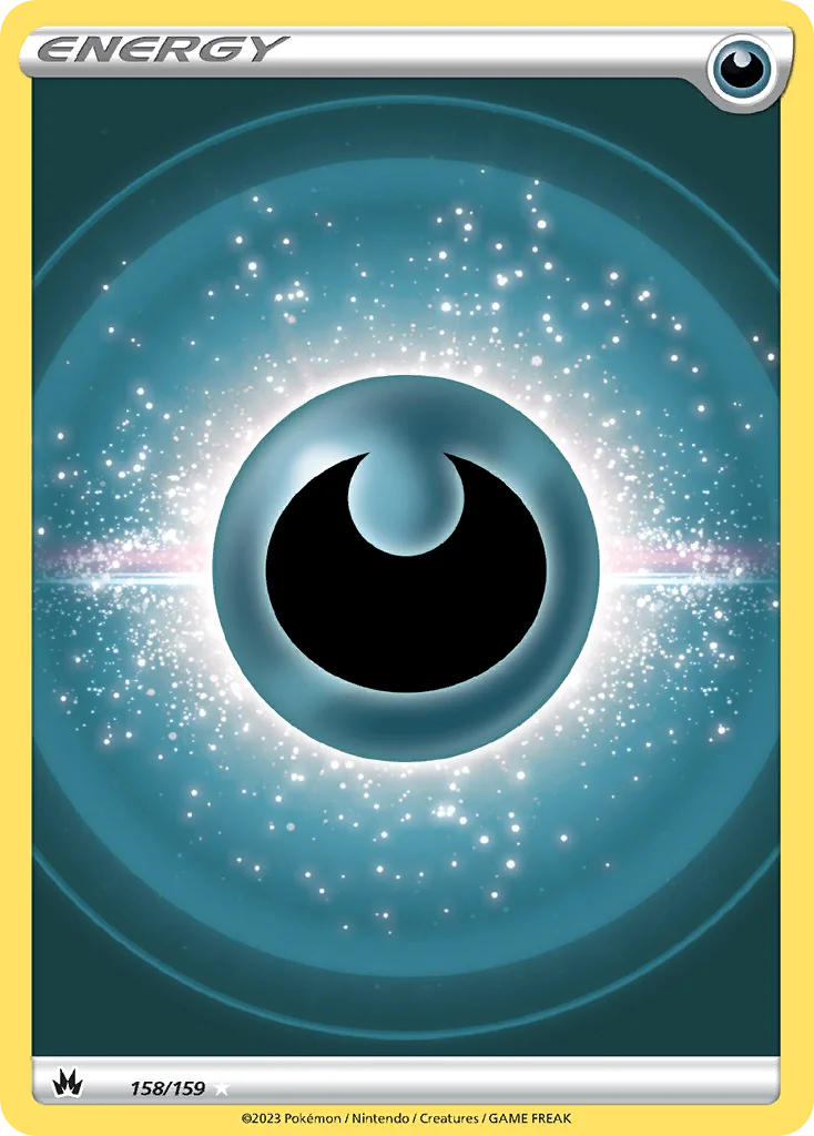 Darkness Energy (Texture Full Art) 158 Crown Zenith