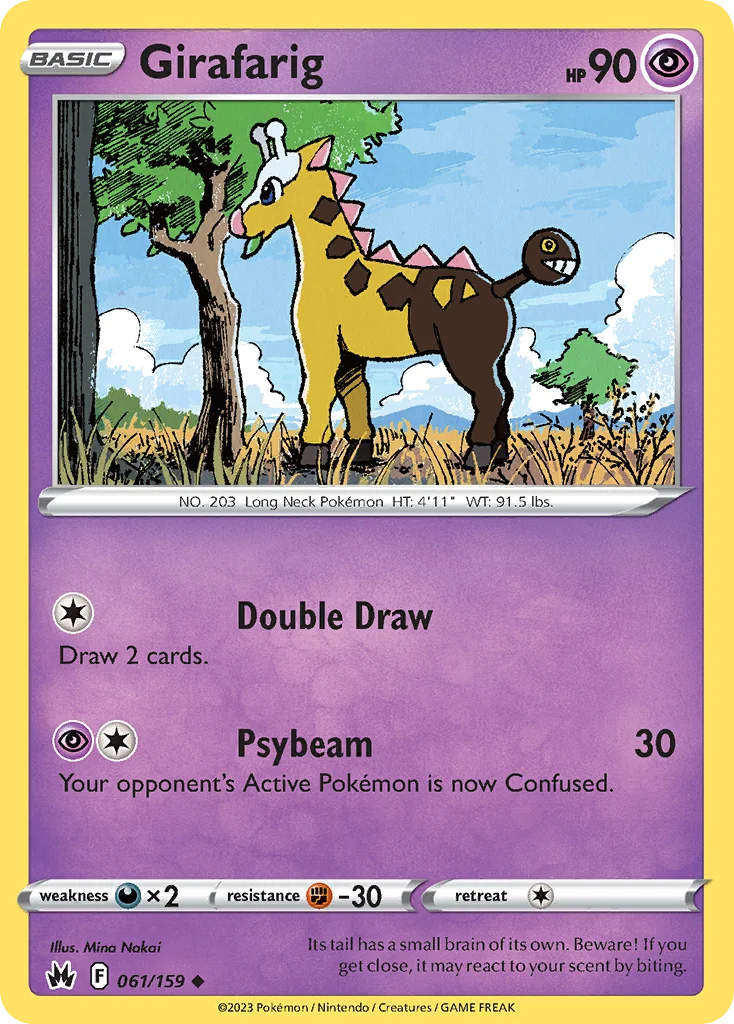 Girafarig 061 Crown Zenith
