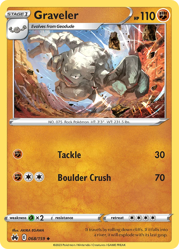 Graveler 068 Crown Zenith