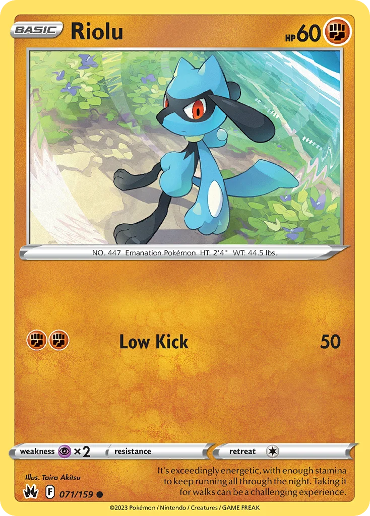 Riolu 071 Crown Zenith