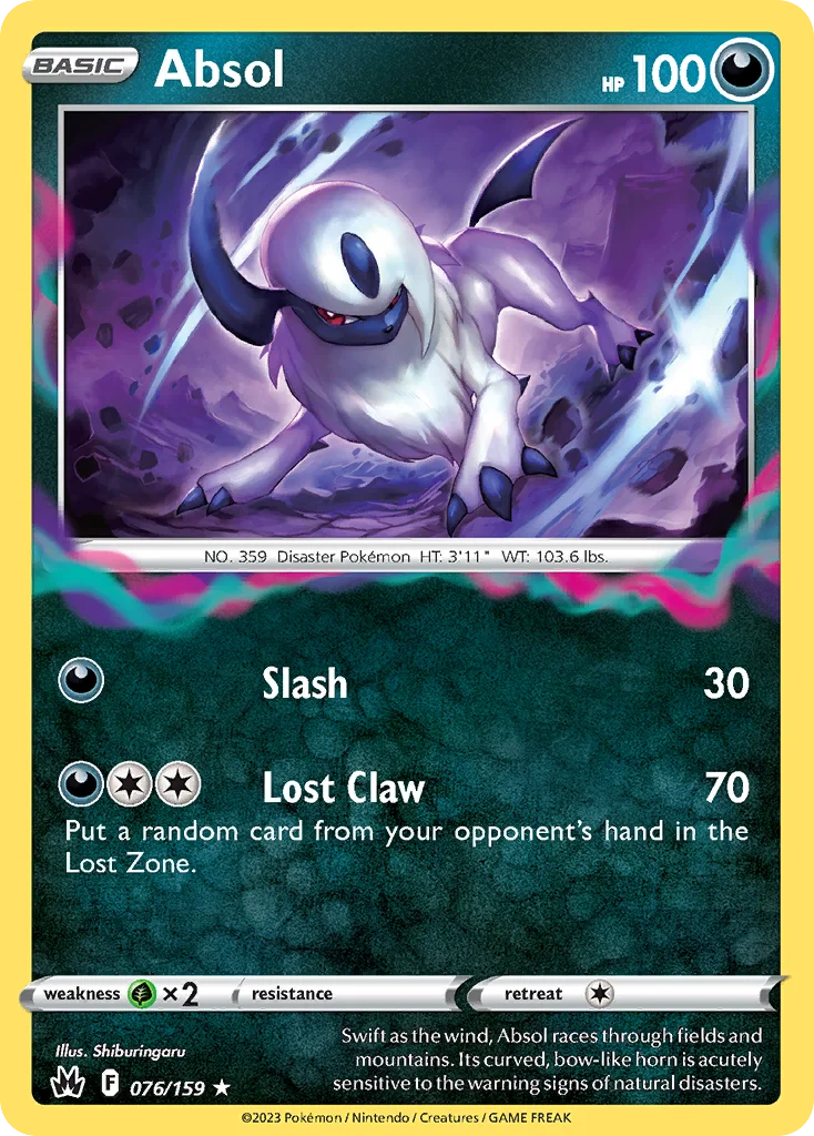 Absol 076 Crown Zenith